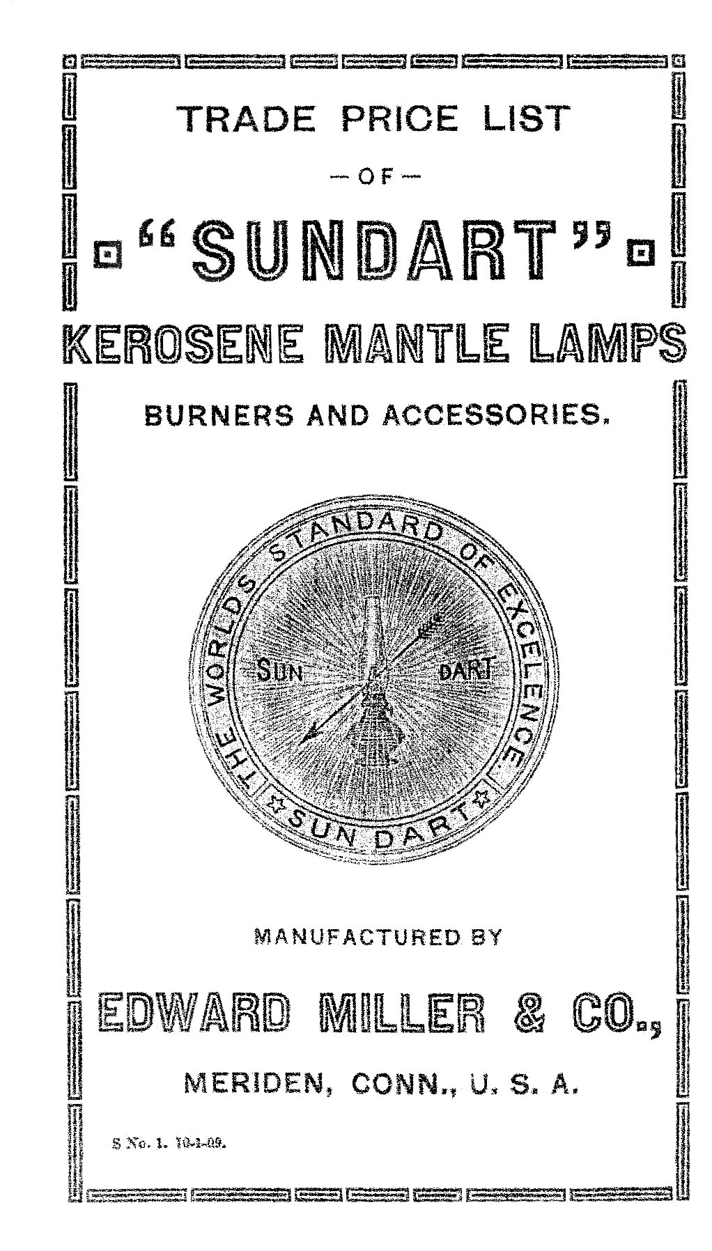 Sundart lamp price list